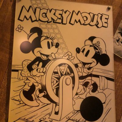 Mickey Mouse plaque