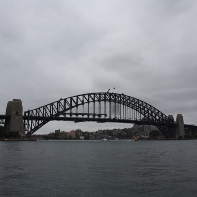 wide view of Sydney Harbour Bridge