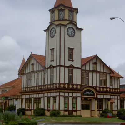 Clock tower in Rotorua