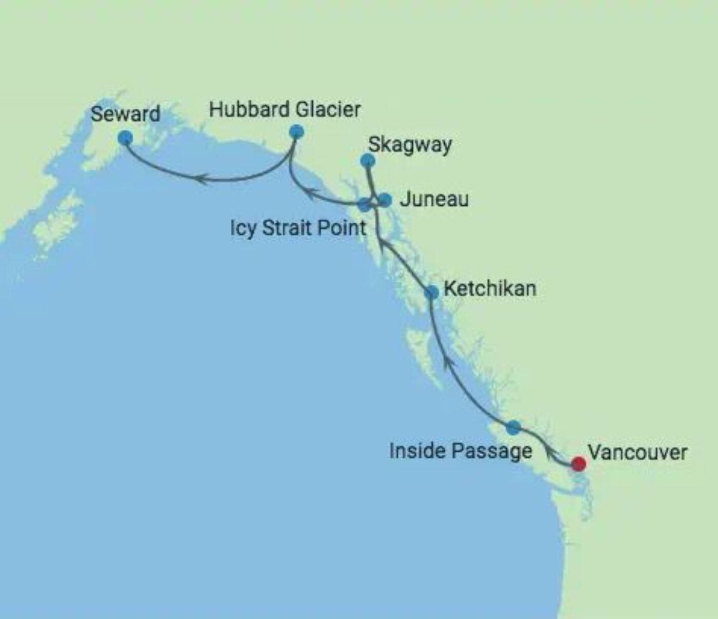 Alaska Itinerary 27 May22