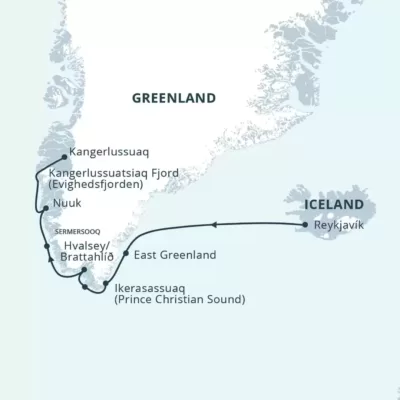 Iceland to greenland in the wake of the vikings 2023 map jpg